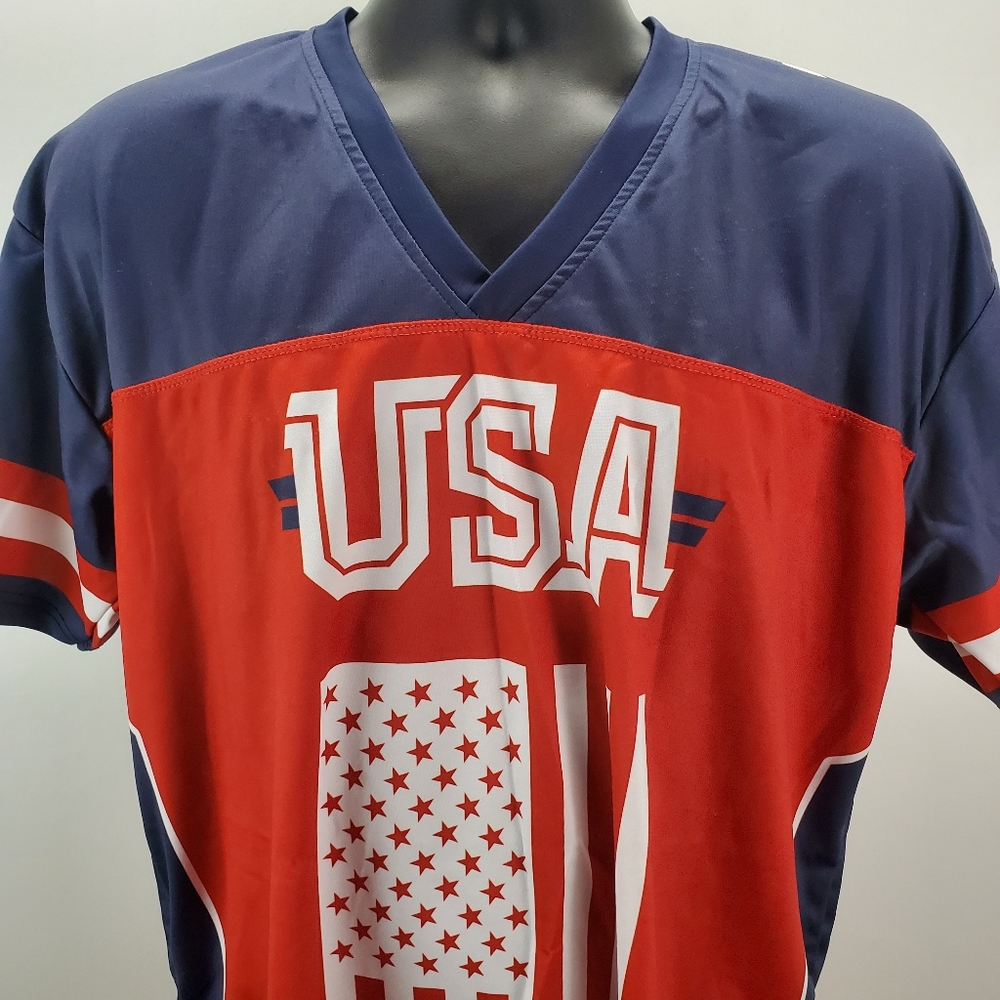 Greater Half USA 2nd Amendment Jersey Large - Picture 2 of 10